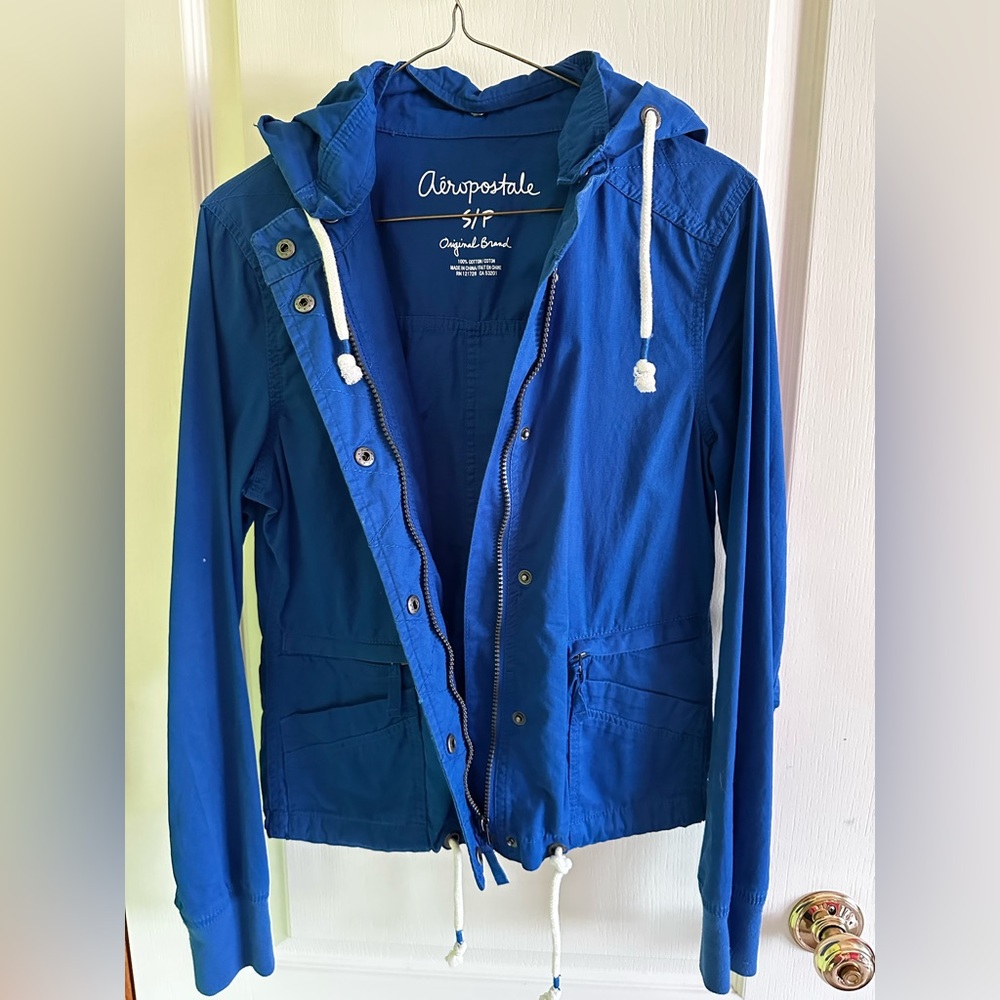 Aeropostale blue 100% cotton jacket